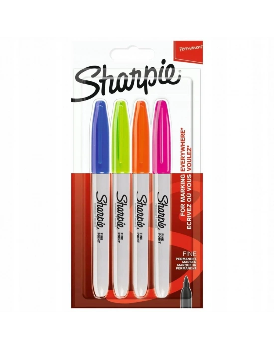 SHARPIE SET 4 LÜ CANLI FİNE
