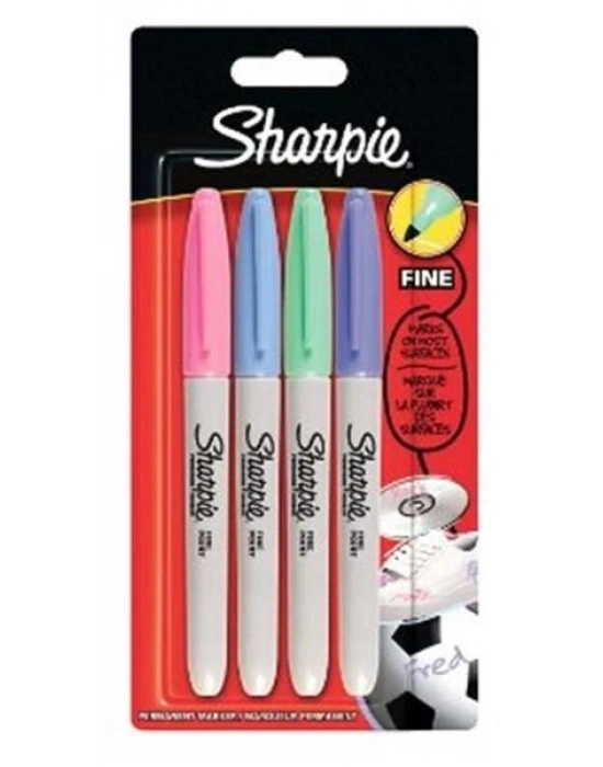 SHARPIE SET PASTEL 4 LÜ FINE