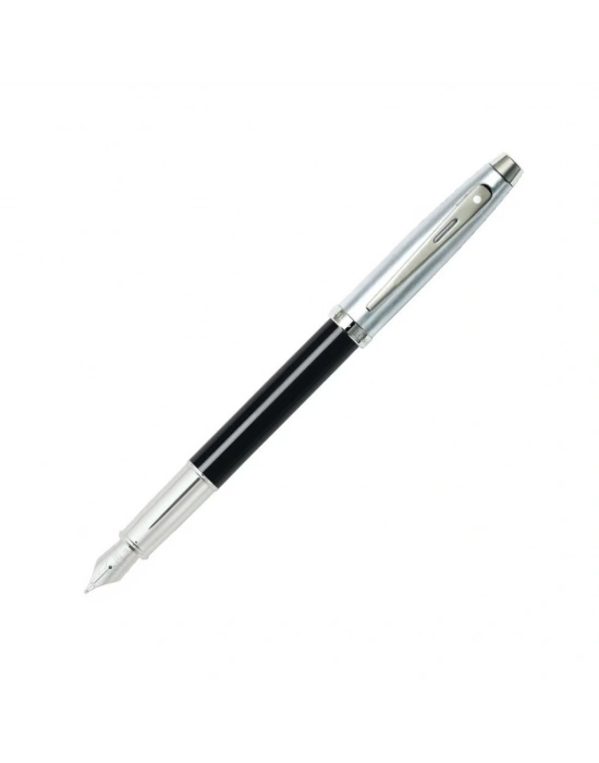 SHEAFFER 9313-0 100 SERİSİ DOLMAKALEM SİYAH KROM (M)