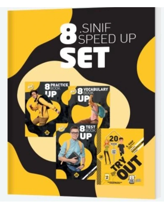 SPEED UP 8. SINIF 4 LÜ SET ( VOCABULARY+PRACTICE+TEST+TRY OUT )
