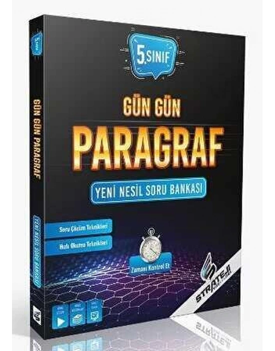 STRATEJİ 5. Sınıf Gün Gün Paragraf Yeni Nesil Soru Bankası