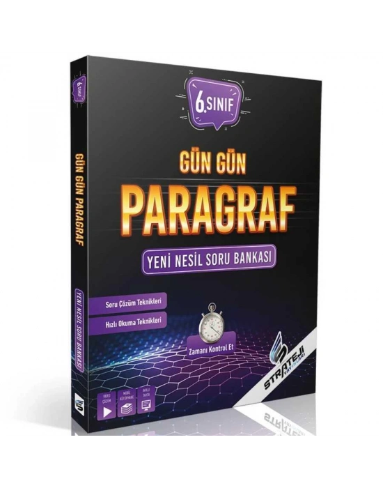 STRATEJİ 6. Sınıf Gün Gün Paragraf Soru Bankası