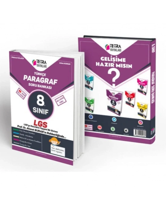 TETRA 8. Sınıf Türkçe Paragraf Soru Bankası