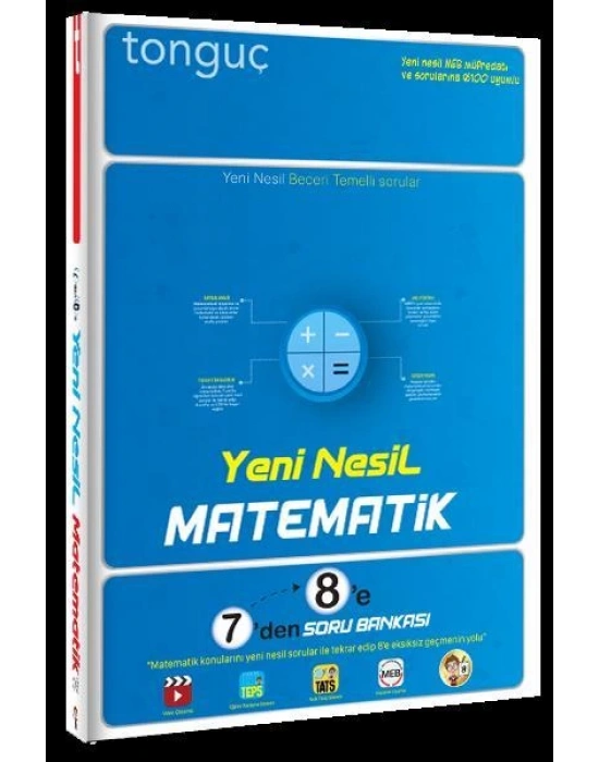 TONGUÇ 7 DEN 8 E MATEMATİK SORU BANKASI