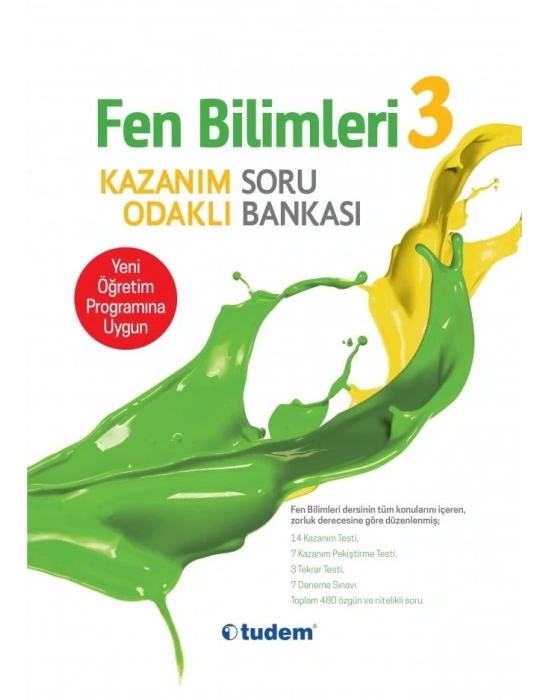 TUDEM 3. SINIF FEN BİLM.+HAYAT BİLG.KAZANIM ODAKLI .SORU BANK