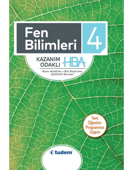 TUDEM 4. SINIF FEN BİLİMLERİ KAZANIM ODAKLI HBA