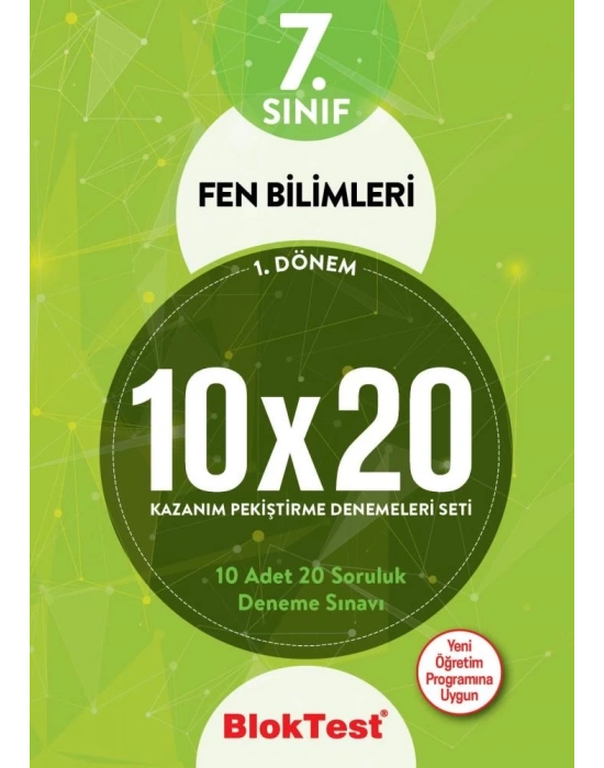 TUDEM 7. SINIF BLOKTEST FEN BİLİMLERİ 10x20 KAZANIM DENEMELERİ 1. DÖNEM