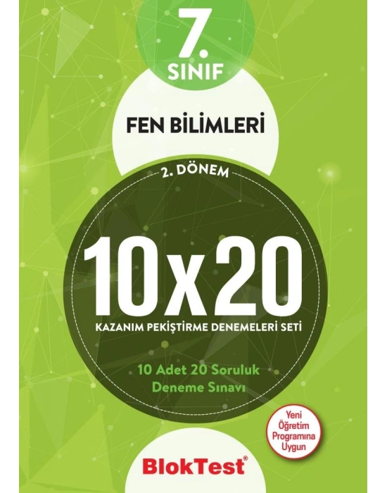 TUDEM 7. SINIF BLOKTEST FEN BİLİMLERİ 10x20 KAZANIM DENEMELERİ 2. DÖNEM