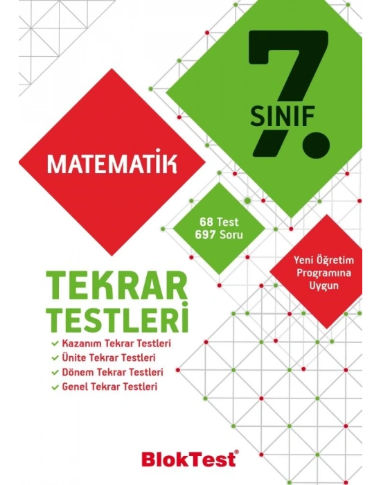 TUDEM 7. SINIF BLOKTEST MATEMATİK TEKRAR TESTLERİ
