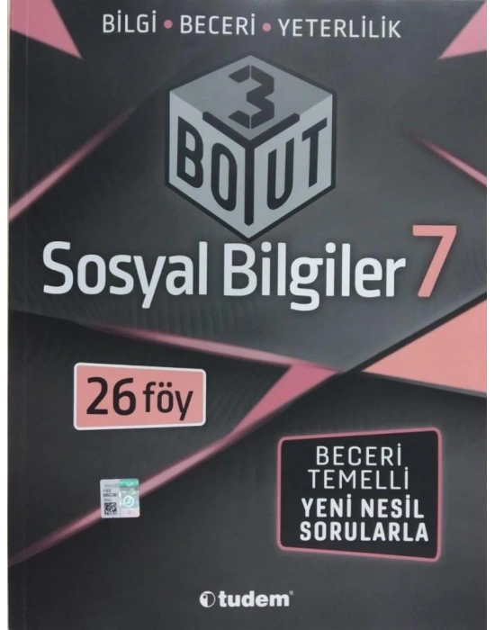 Tudem 7. Sınıf Sosyal Bilgiler 3 Boyut