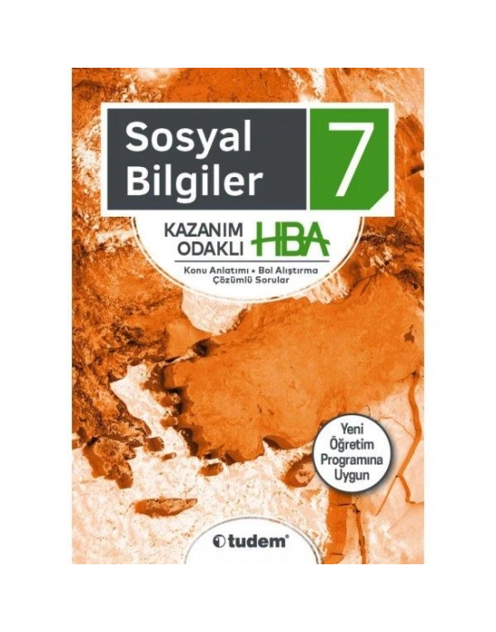TUDEM 7. SINIF SOSYAL BİLGİLER KAZANIM ODAKLI HBA