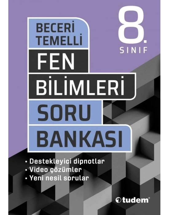 Tudem 8. Sınıf Beceri Temelli Fen Bilimleri Soru Bankası