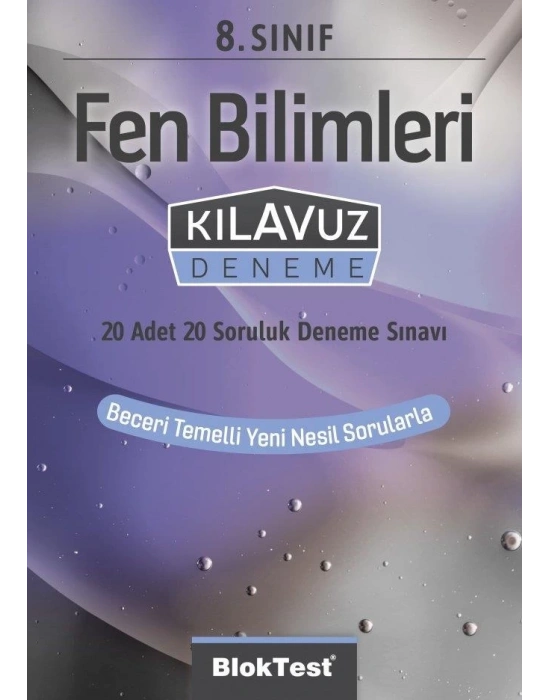 Tudem 8. Sınıf Bloktest Fen Bilimleri Kılavuz Deneme