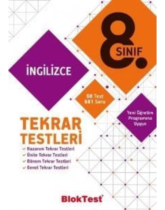 TUDEM 8. SINIF BLOKTEST İNGİLİZCE TEKRAR TESTLERİ