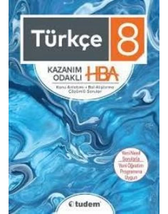 TUDEM 8. Sınıf TÜRKÇE KAZANIM ODAKLI HBA