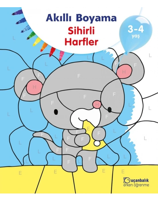 TUDEM AKILLI BOYAMA - SİHİRLİ HARFLER 3-4 YAŞ