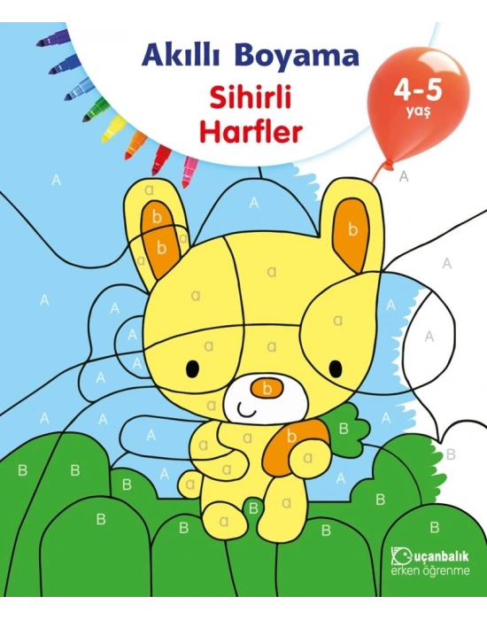 TUDEM AKILLI BOYAMA - SİHİRLİ HARFLER 4-5 YAŞ