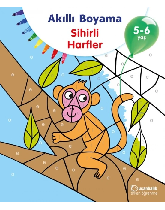 TUDEM AKILLI BOYAMA - SİHİRLİ HARFLER 5-6 YAŞ