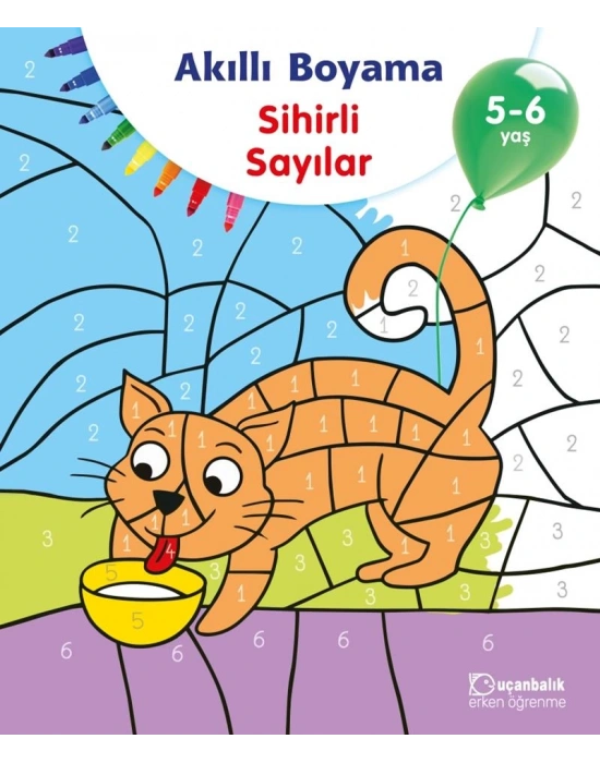 TUDEM AKILLI BOYAMA - SİHİRLİ SAYILAR 5-6 YAŞ