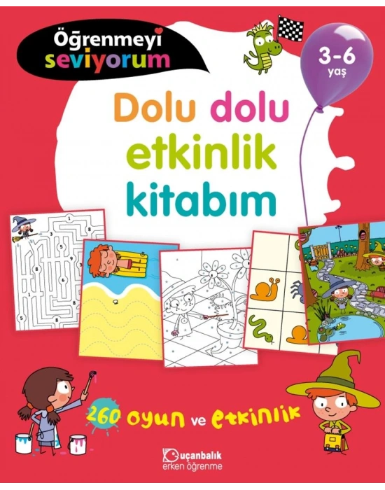 TUDEM ÖĞRENMEYİ SEVİYORUM- DOLU DOLU ETKİNLİK KİTABIM 3-6 YAŞ