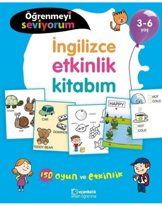 TUDEM ÖĞRENMEYİ SEVİYORUM- İNGİLİZCE ETKİNLİK KİTABIM 3-6 YAŞ