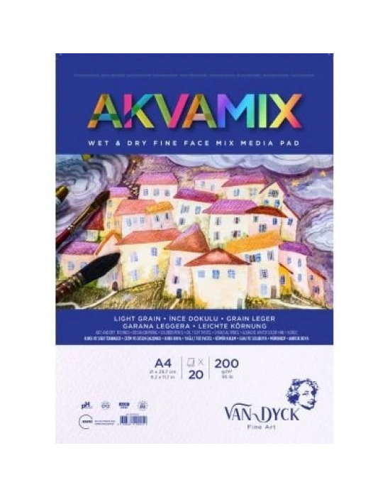 VAN DYCK AKVAMIX WET&DRY A4 ÜST SPRL MICROPERFORELİ 20 YP 200 GR.