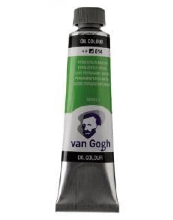 V.GOGH 40ML YAĞLI BOYA PERM. PERM. GREEN MEDIUM 614