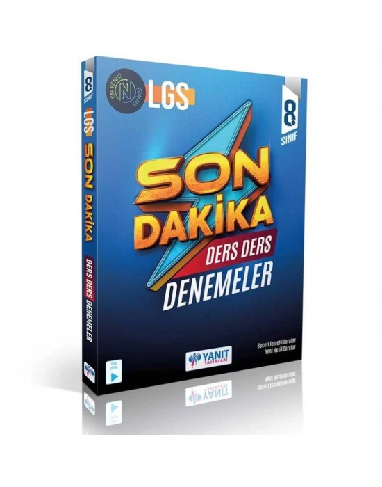 YANIT 8. SINIF LGS Son Dakika Ders Ders Denemeler