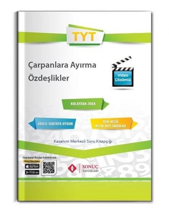 YKS TYT ÇARPANLARA AYIRMA ÖZDEŞLİKLER