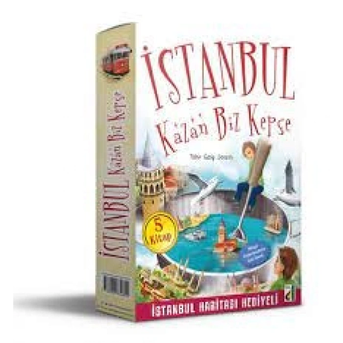 İSTANBUL KAZAN BİZ KEPÇE (5 KİTAP+HDS+HARİTA)