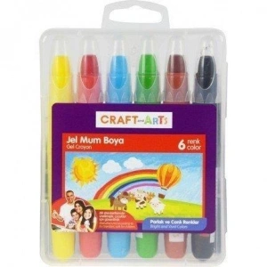 Craft and Arts Jel Mum Boya 6lı Paket
