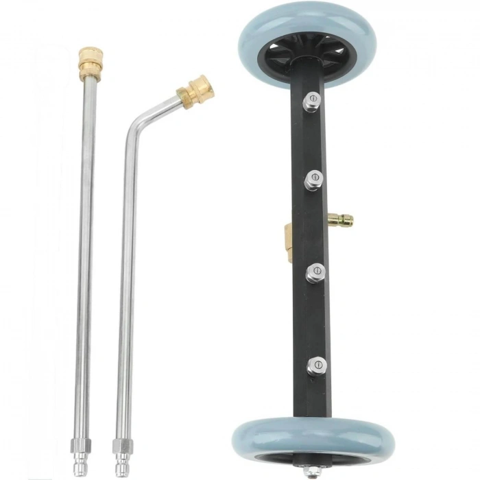 EtaShop 4 Nozullu Araç Altı Yıkama Aparatı  5000 PSI Paslanmaz Çelik Alt Takım Temizleyici, Basınçlı Yıkama Makinesi Uyumlu