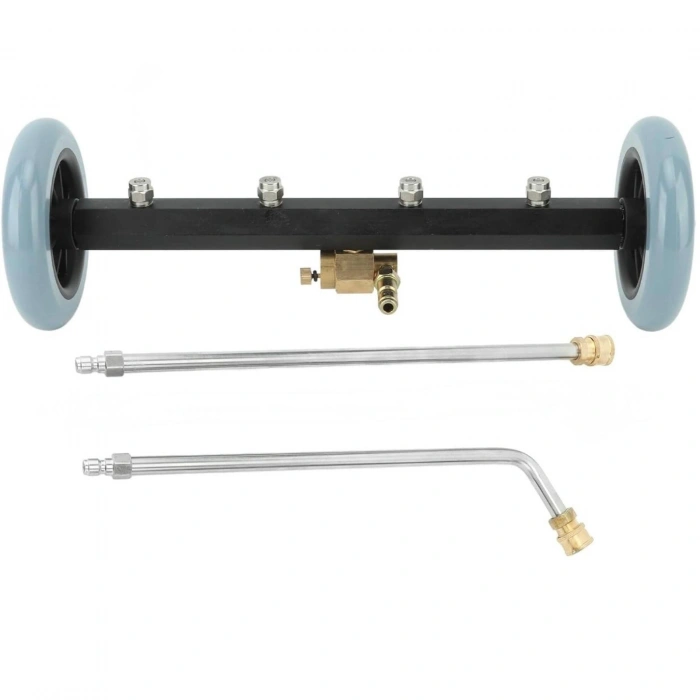 EtaShop 4 Nozullu Araç Altı Yıkama Aparatı  5000 PSI Paslanmaz Çelik Alt Takım Temizleyici, Basınçlı Yıkama Makinesi Uyumlu