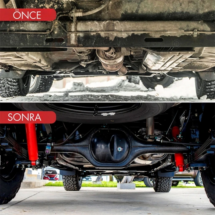 EtaShop 4 Nozullu Araç Altı Yıkama Aparatı 5000 PSI Paslanmaz Çelik Alt Takım Temizleyici, Basınçlı Yıkama Makinesi Uyumlu