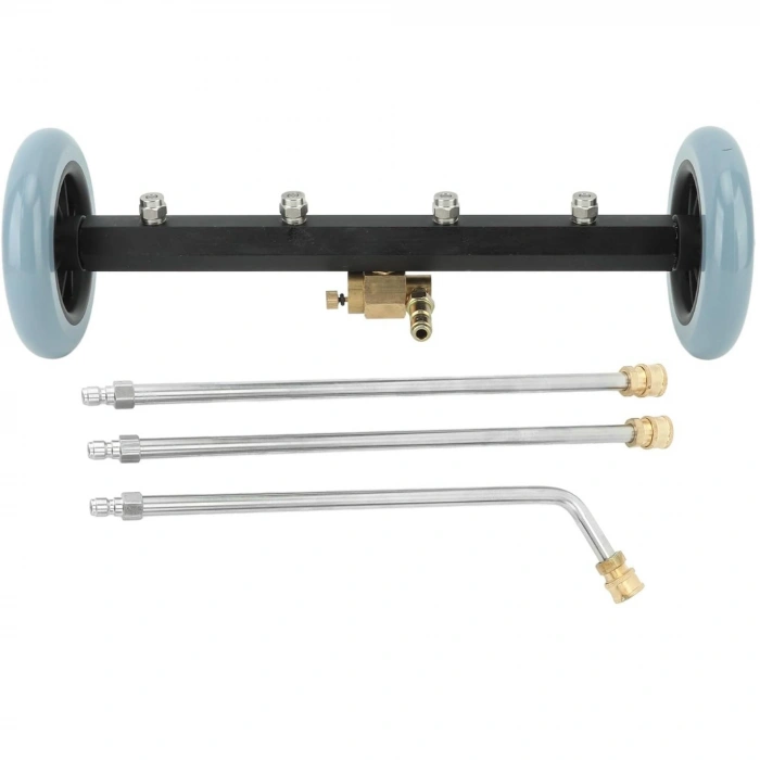 EtaShop 4 Nozullu Araç Altı Yıkama Aparatı 5000 PSI Paslanmaz Çelik Alt Takım Temizleyici, Basınçlı Yıkama Makinesi Uyumlu