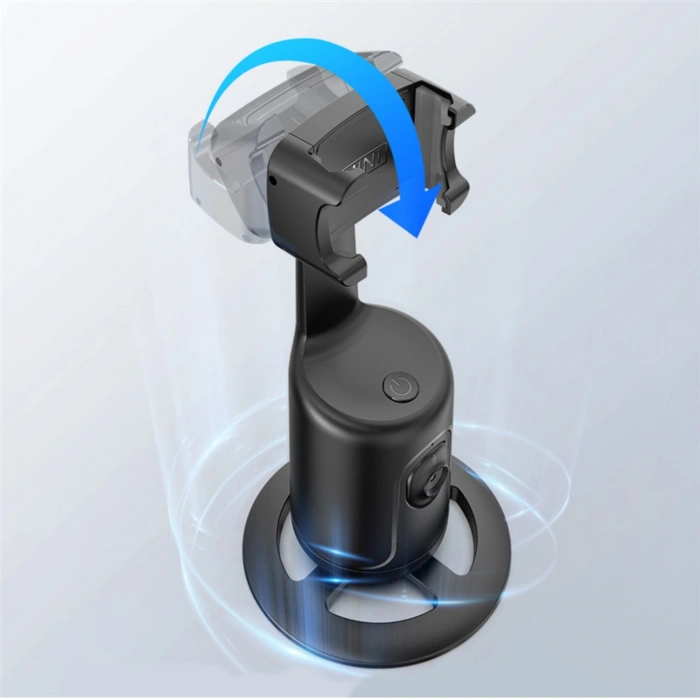 EtaShop Akıllı 360° Yüz Takipli Telefon Gimbal Standı Otomatik Döner Tripod Başlığı, Şarjlı Vlog LIVE Tutucu