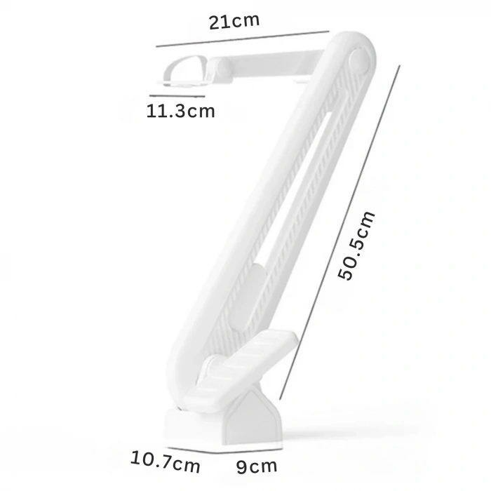 EtaShop Ayak Pedallı Klozet Kapak Kaldırma Aparatı Delme Gerektirmeyen Hijyenik Tuvalet Kapağı Kaldırıcı Ayak Pedallı WC Aksesuarı ABS