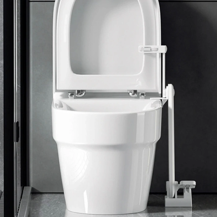 EtaShop Ayak Pedallı Klozet Kapak Kaldırma Aparatı Delme Gerektirmeyen Hijyenik Tuvalet Kapağı Kaldırıcı Ayak Pedallı WC Aksesuarı ABS