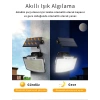 EtaShop 228 LED Güneş Enerjili Sensörlü Dış Mekan Lamba Uzaktan Kumandalı IP65 Projektör Bahçem Garaj Güvenlik Aydınlatması