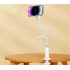 EtaShop 360° Esnek Telefon Tutucu Kelepçeli Masa Yatak Başlığı Standı 4 7.1 Uyumlu Beyaz