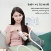 EtaShop 360° Esnek Telefon Tutucu Kelepçeli Masa Yatak Başlığı Standı 4 7.1 Uyumlu Beyaz