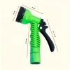 EtaShop 60 Metre Uzayan Bahçe Sulama Hortumu Seti 7 Fonksiyonlu Ayarlanabilir Su Tabancalı Sızdırmaz Esnek Hortum Yeşil