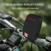 EtaShop Bisiklet Bluetooth Hoparlör Taşınabilir Su Geçirmez Çift Bağlantı FM Radyo Siyah