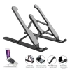 EtaShop Katlanabilir Ergonomik Laptop Standı  9,15.6Notebook Tablet Uyumlu  Ayarlanabilir Yükseklik Siyah