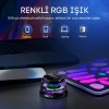 EtaShop Manyetik RGB Mini Bluetooth Hoparlör Telefon Tutuculu 5W Stereo Ses IPX5 Su Geçirmez