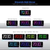 EtaShop RGB Projeksiyonlu Çalar Saat -7Ayna LED Dijital Saat Tavana Zaman Yansıtma USB & Type C Şarj RGB Atmosfer Gece Lambası Beyaz