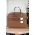 Suni Deri 15,6 inç Taba Laptop Evrak Çantası