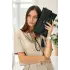 Uzun Askılı Kadın Siyah Clutch Portföy Çantası