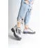 Agatha Bağcıklı Fermuarlı Ortopedik Taban Kadın Sneaker Spor Ayakkabı Gt - Krem