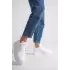 Alessı Bağcıklı Ortopedik Taban Kadın Sneaker Spor Ayakkabı Bt - Beyaz